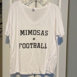 Mimosas and Football T-shirt